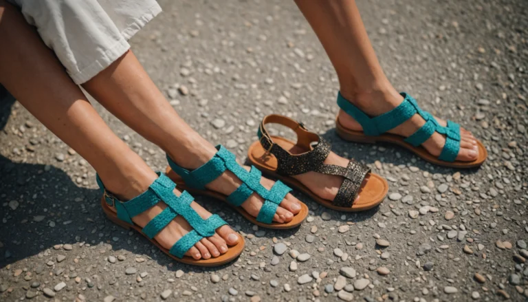 Tendance Été : Les Sandales Tressées et les Chaussures Métallisées pour un Look Raffiné.